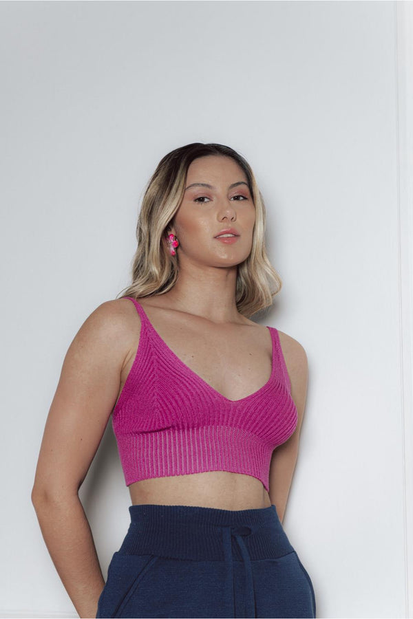 Top Canelado Tricot Aline